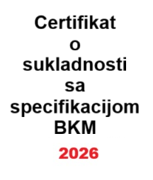 Certifikat o sukladnosti sa specifikacijom Banskog kestenovog meda_2026